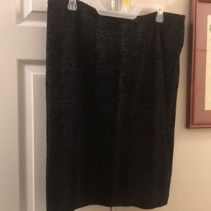 Calvin Klein, black pencil skirt, size 14